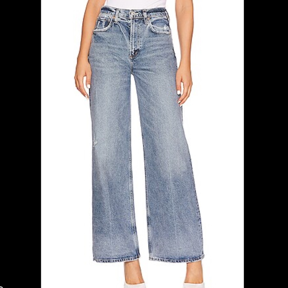 Aritzia Citizens Of Humanity Paloma Baggy Jean Size 28 Women High Rise In Ascent